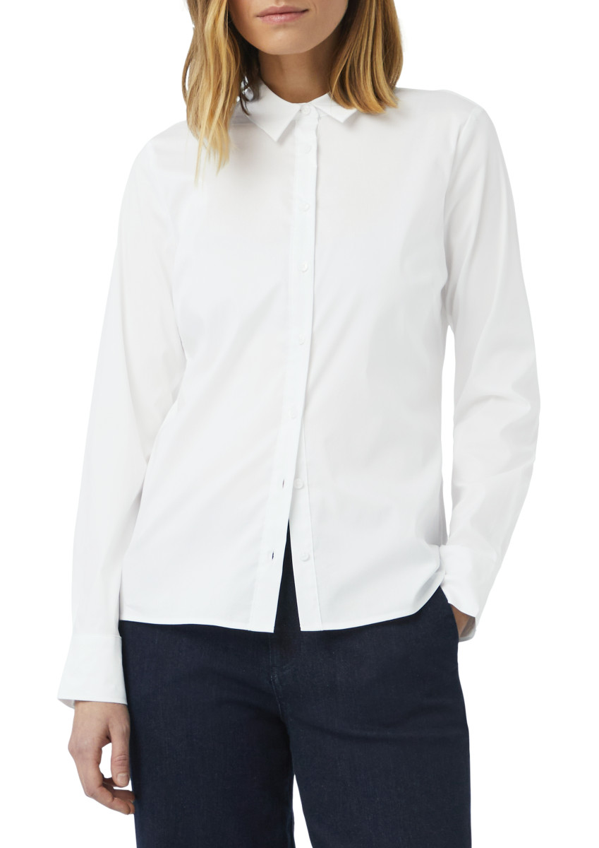 Bluse aus Baumwollstretch