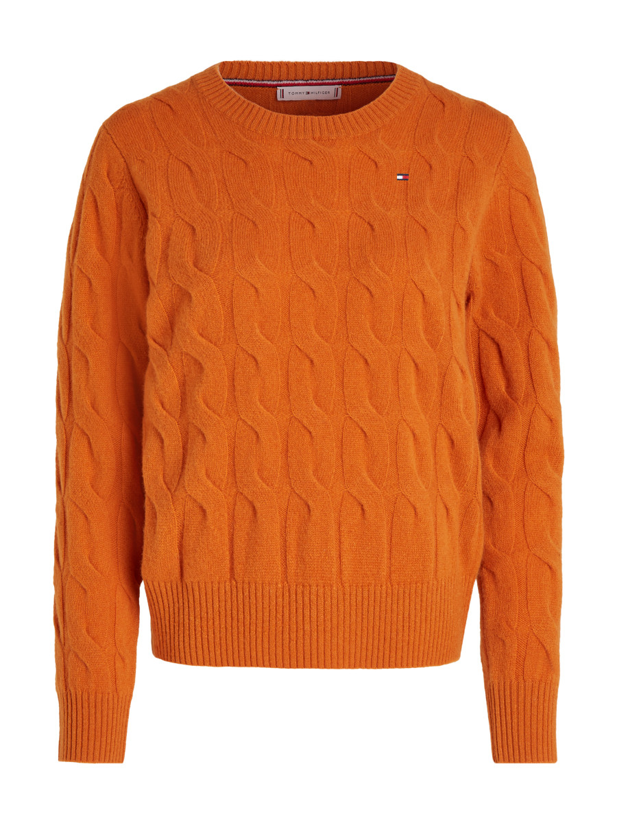 Strickpullover orange