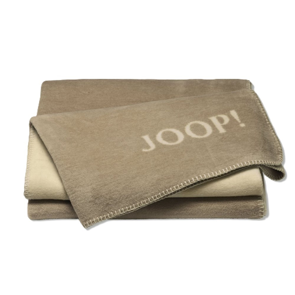 Wohndecke "Uni-Doubleface" beige