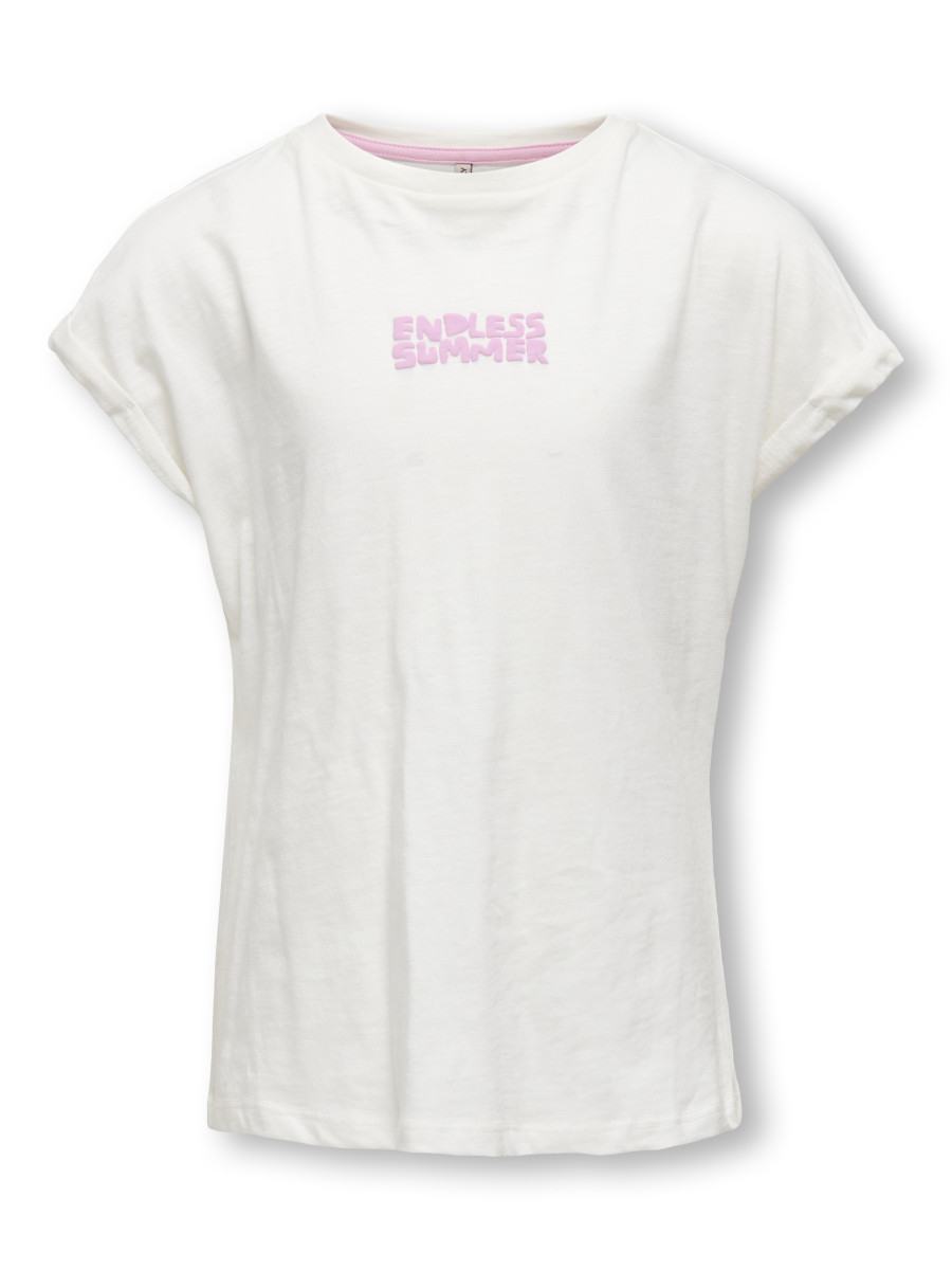 T-Shirt mit Frontprint hellgrau