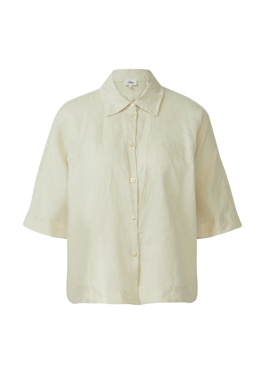 Leinen-Bluse