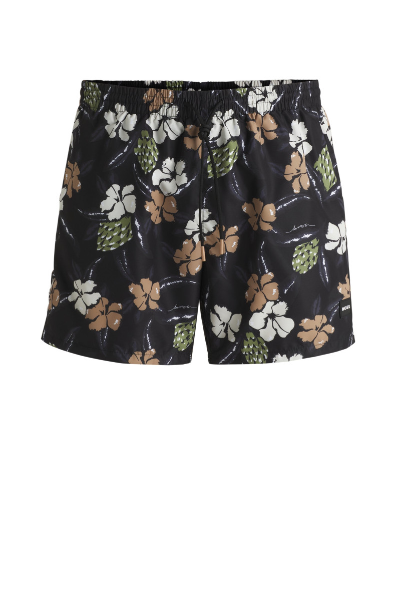 Badehose "Piranha" schwarz