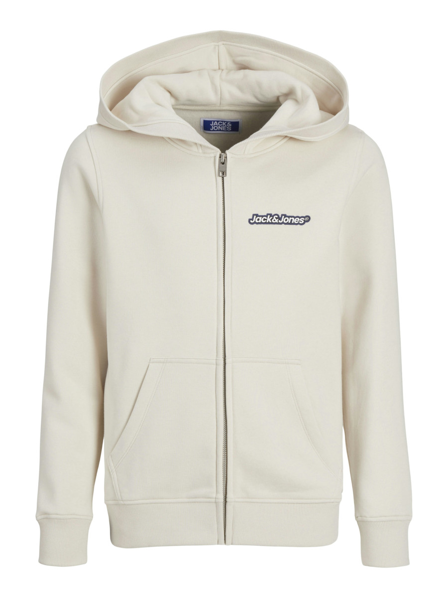 Sweatjacke beige