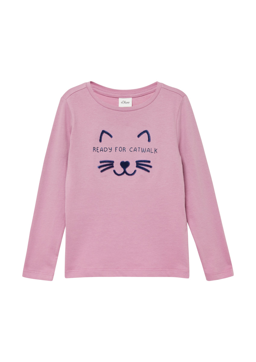Longsleeve aus Baumwolle