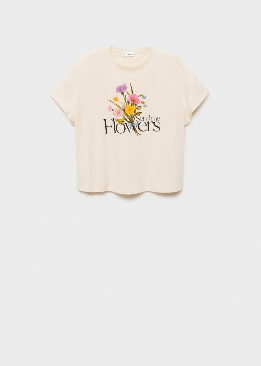 T-Shirt "Ilustra" beige