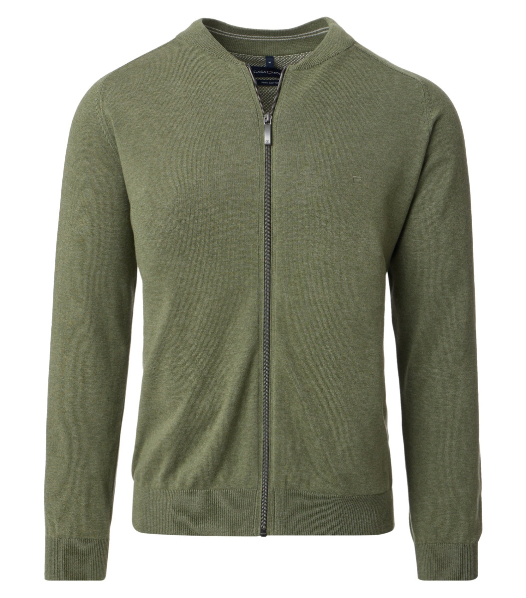 Strickjacke oliv