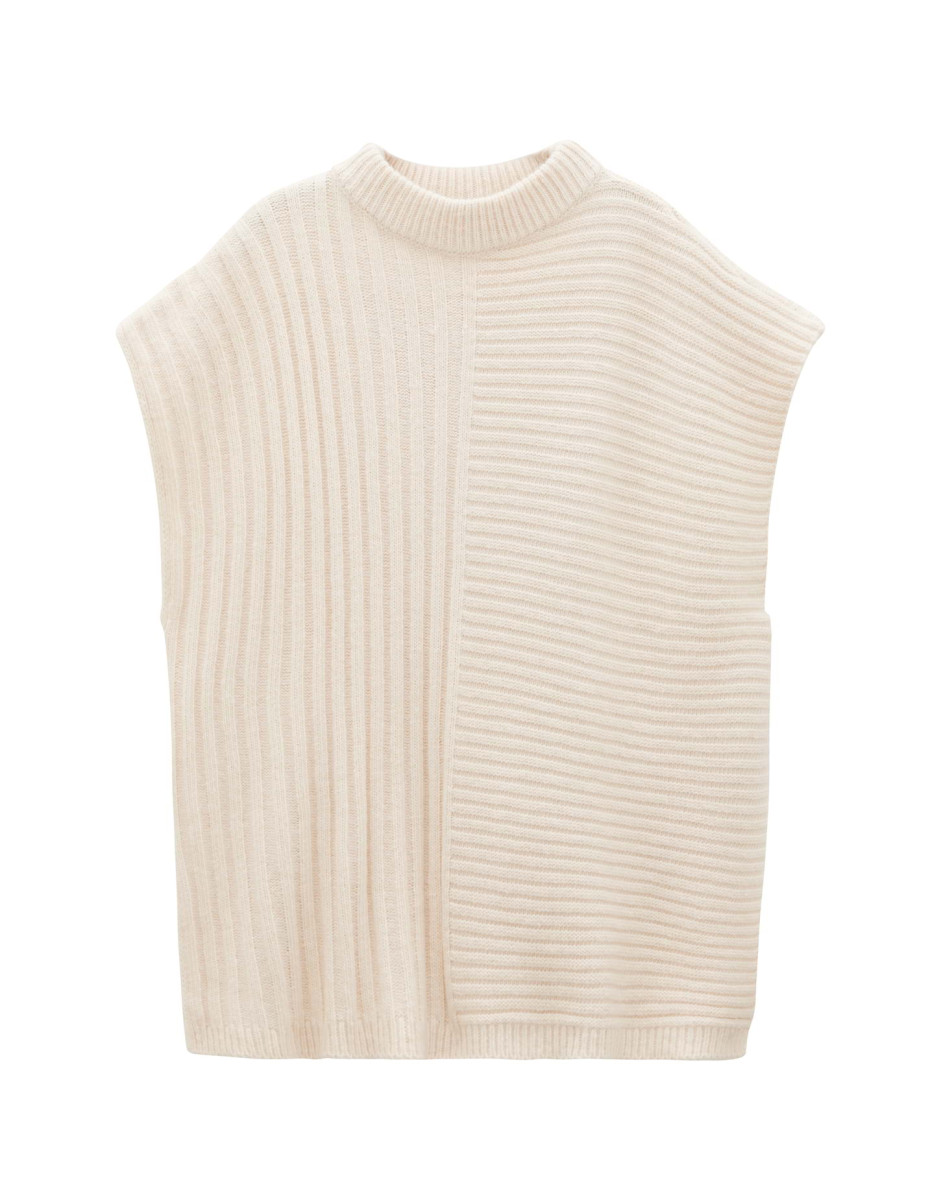 Strickponcho "Belony" creme