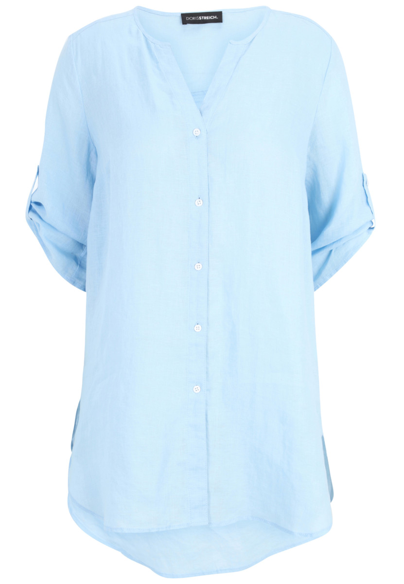 Longbluse hellblau