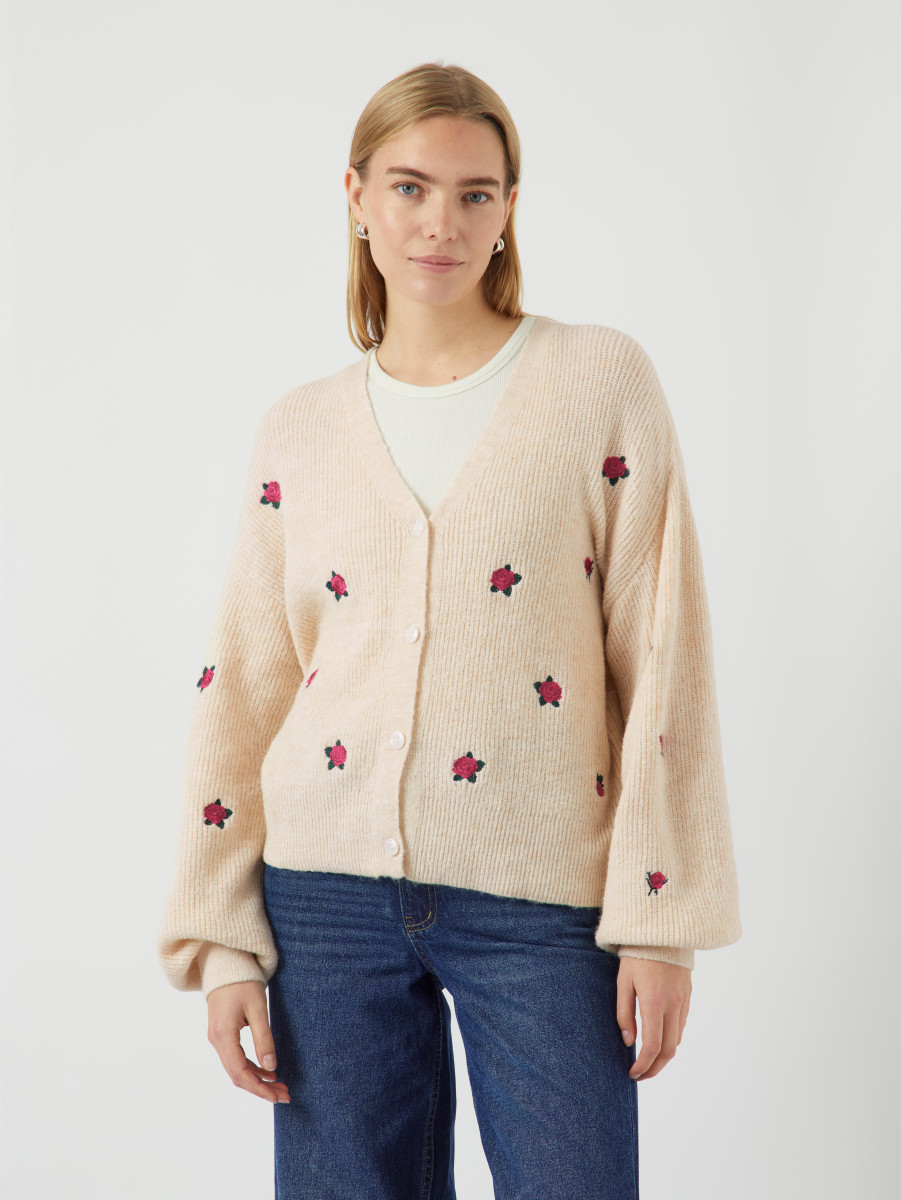 Cardigan mit Stickerei