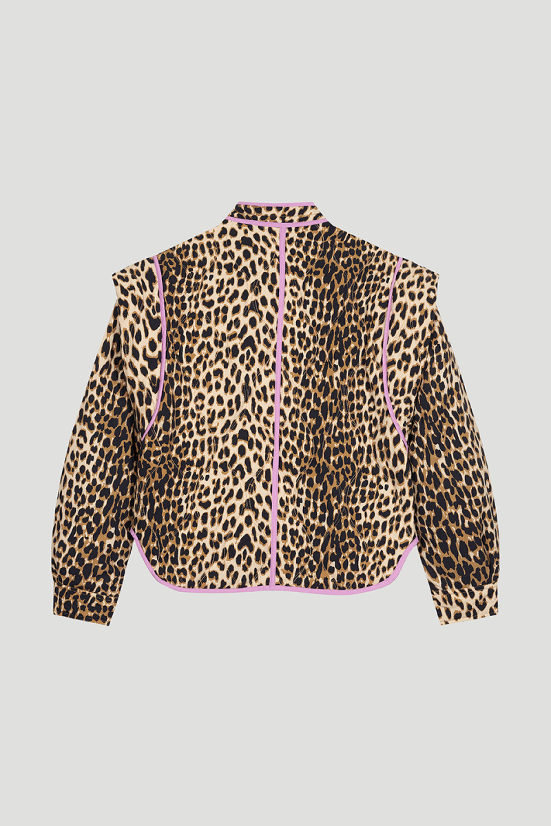 Jacke mit Leomuster