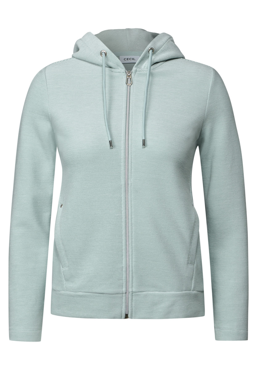 Two-Tone Kapuzenjacke hellgrün