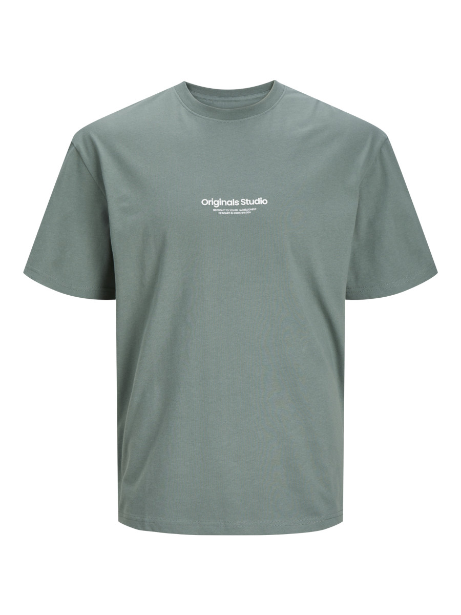 T-Shirt mit kleinem Print Grün