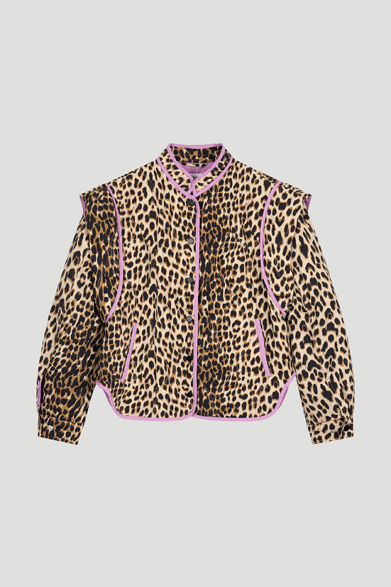 Jacke mit Leomuster