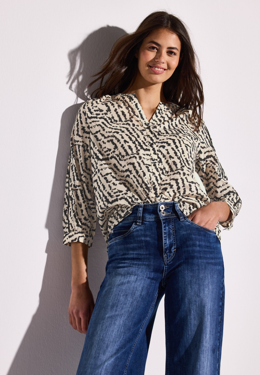 Bluse mit Tapedetails