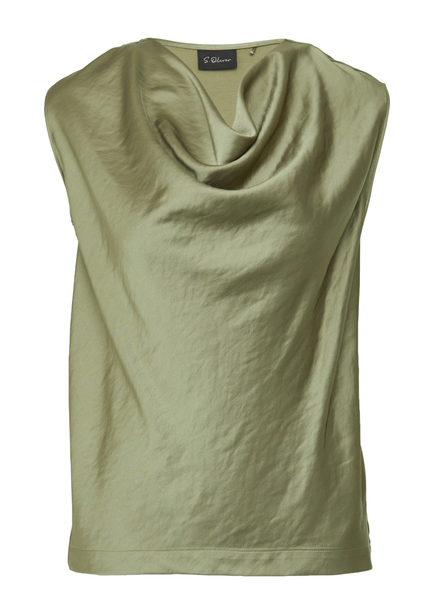 Satinbluse