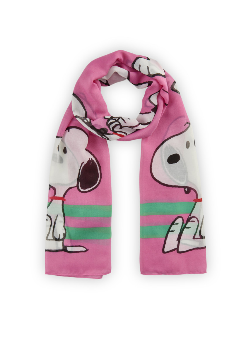 Schal mit Snoopy-Print