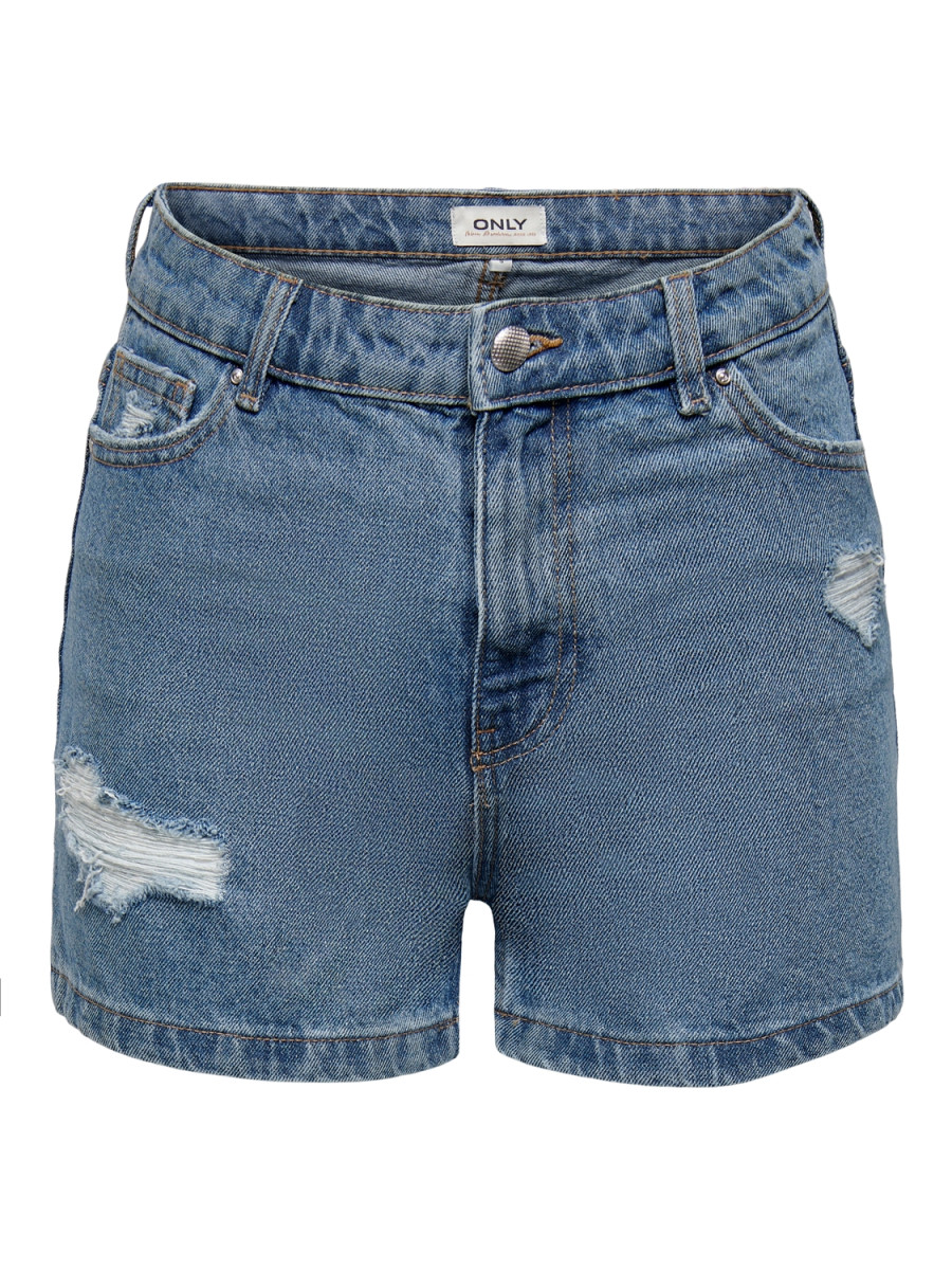 Jeans-Shorts in Mom-Fit