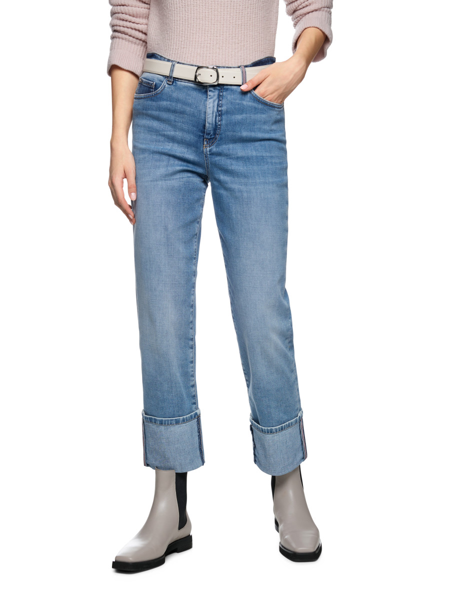 Jeans mit Umschlag