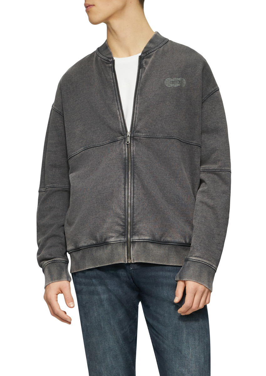 Sweatjacke im Bomber-Style