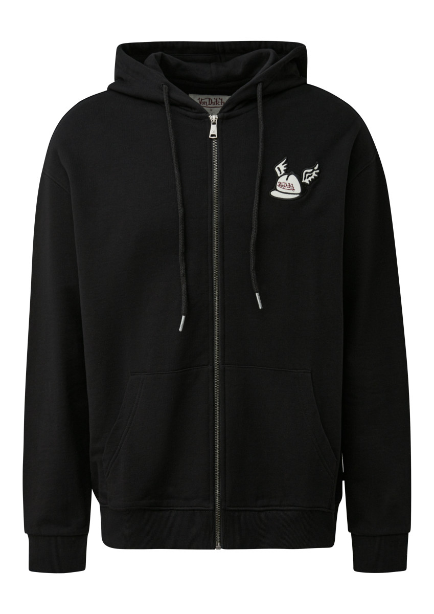 Sweatjacke mit Stickerei