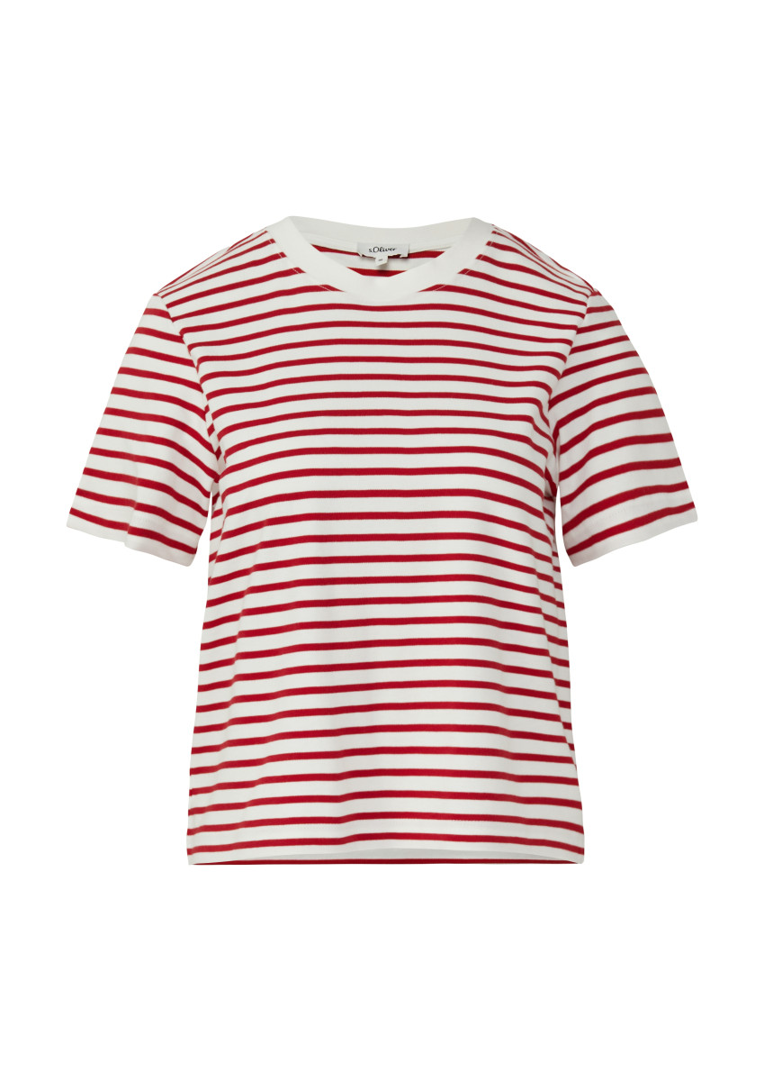 Verkürztes T-Shirt rot
