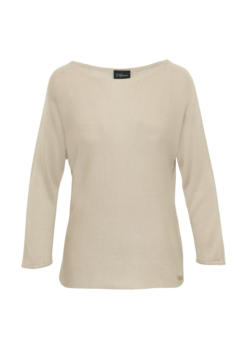 Pullover mit Glitzergarn