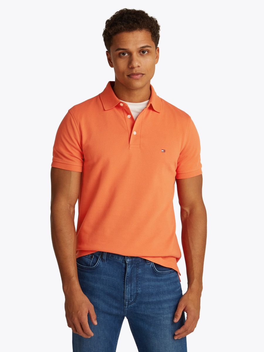 Poloshirt in Slim-Fit orange