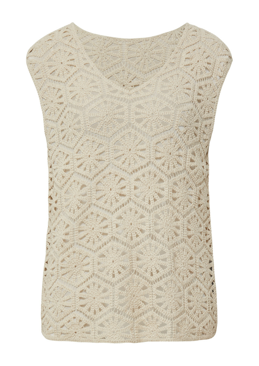 Tanktop aus Häkelspitze
