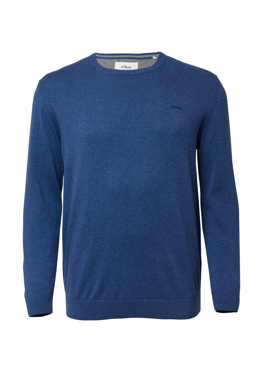 Strickpullover blau