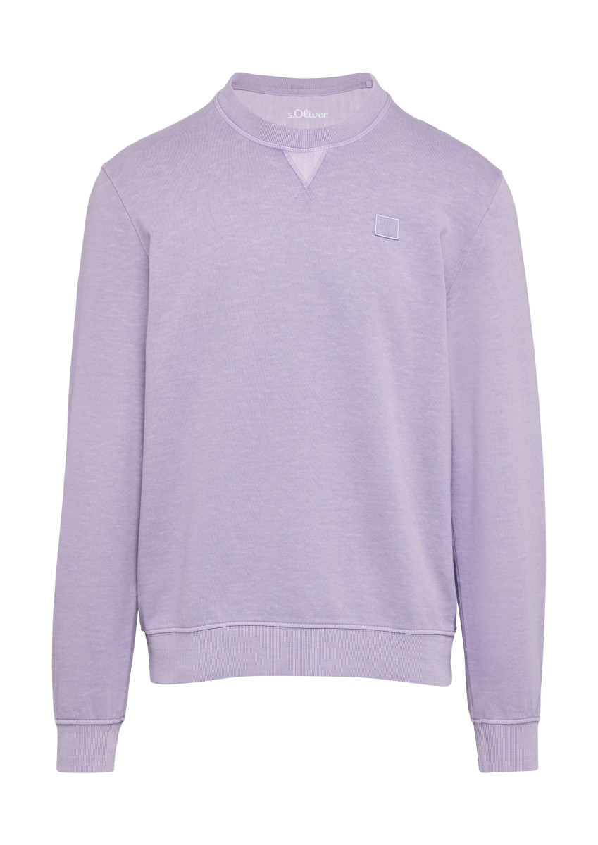 Sweatshirt mit Garment Dye