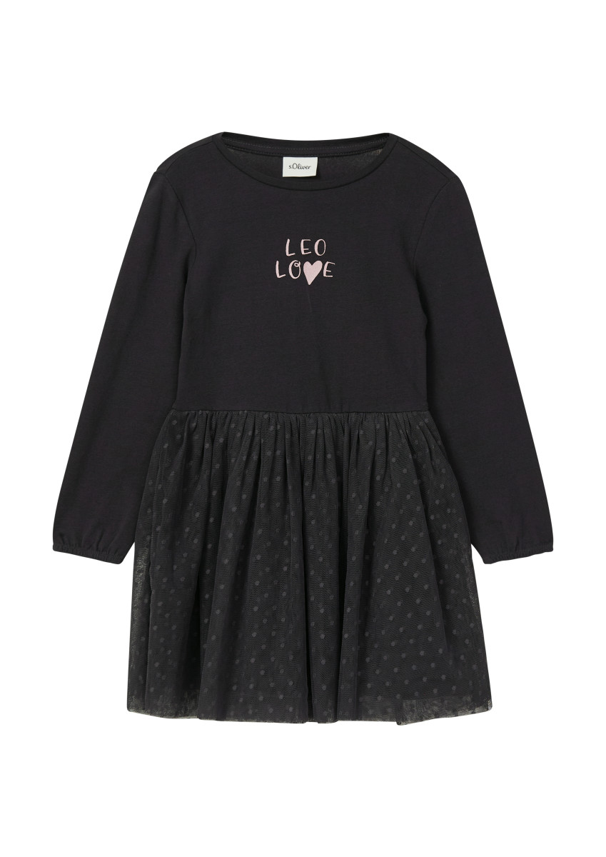 Kleid mit Mesh-Rock