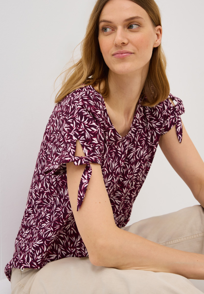 Gemustertes Blusenshirt