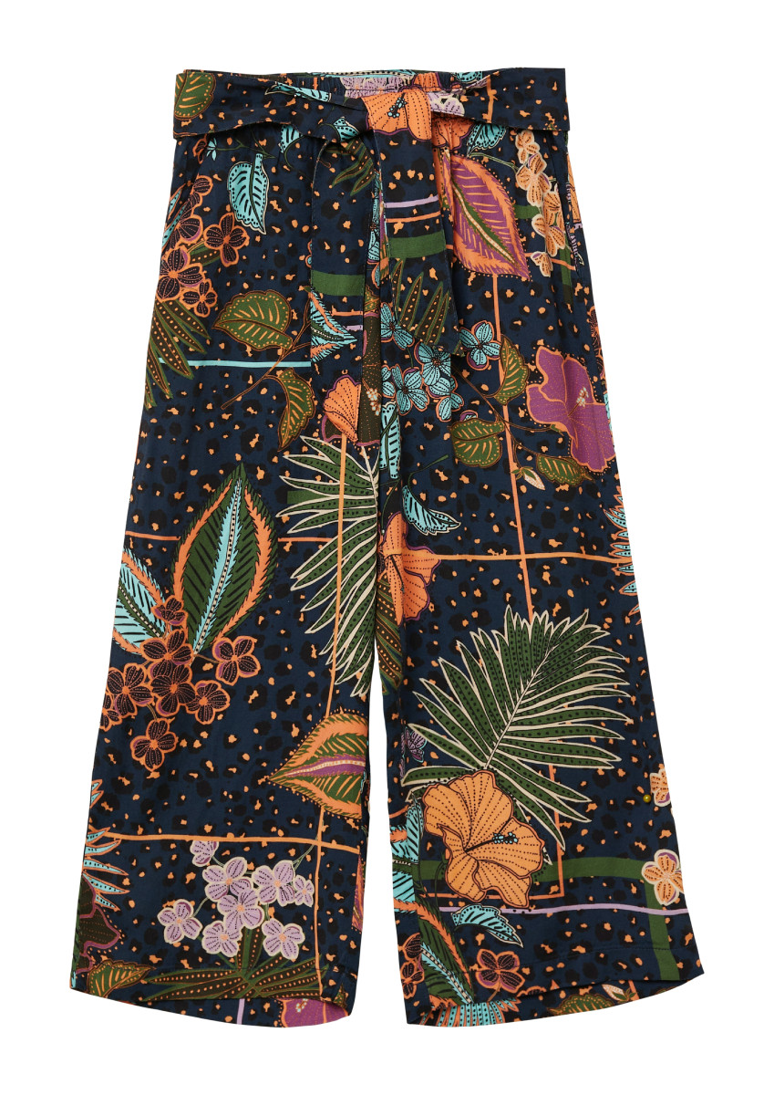 Gemusterte Loose-Fit-Hose