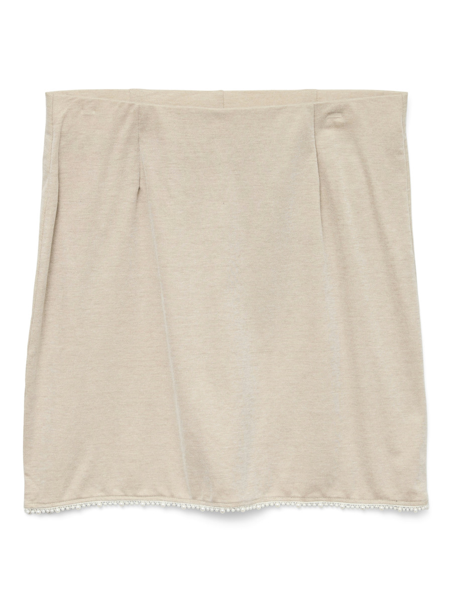 Kurzer Rock beige