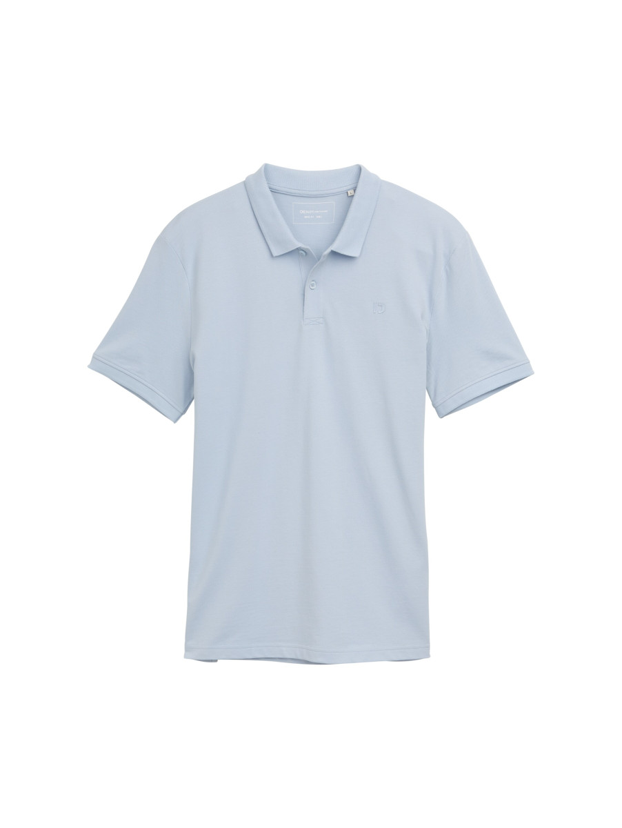 Piqué Poloshirt hellblau