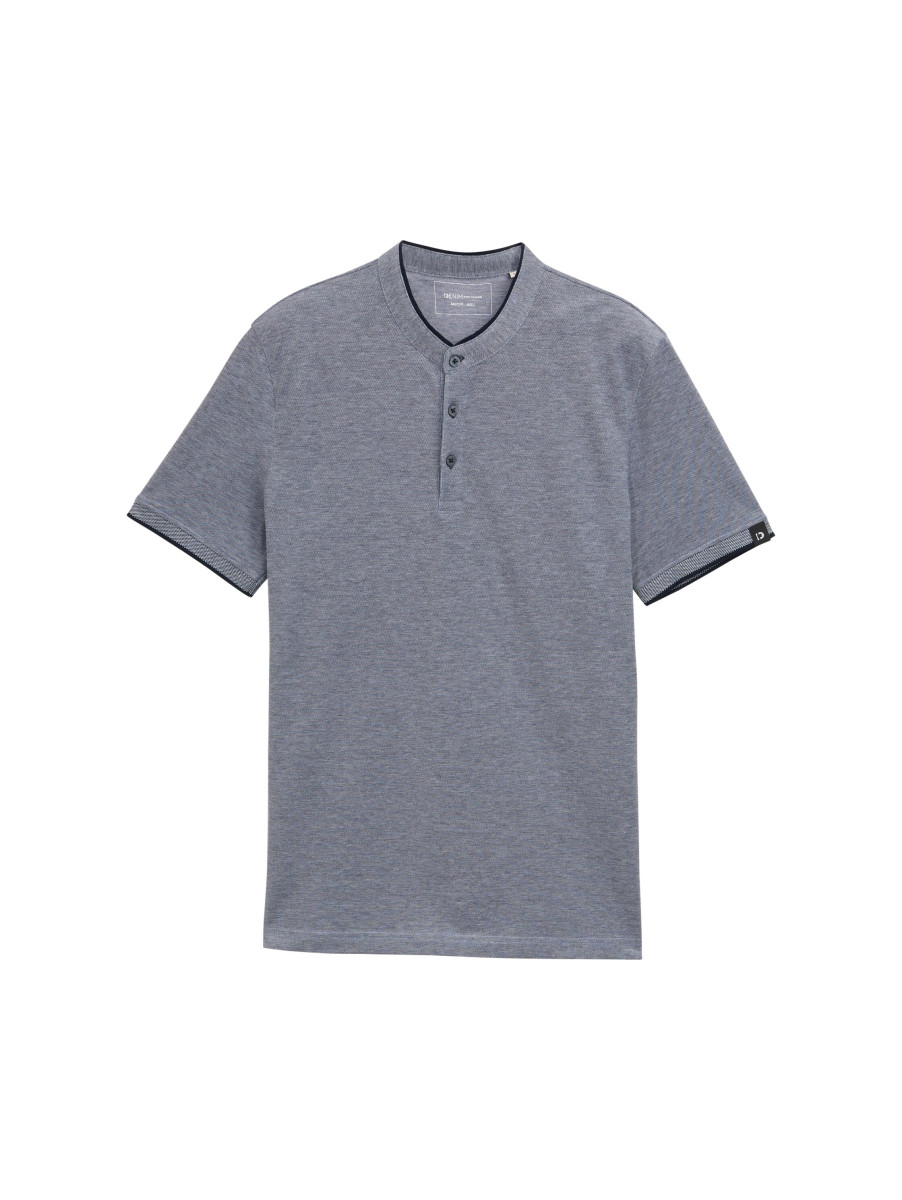 Poloshirt mit Stehkragen