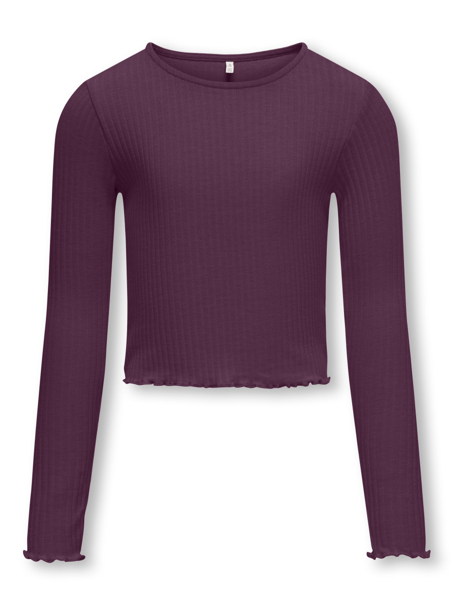 Langarmshirt lila