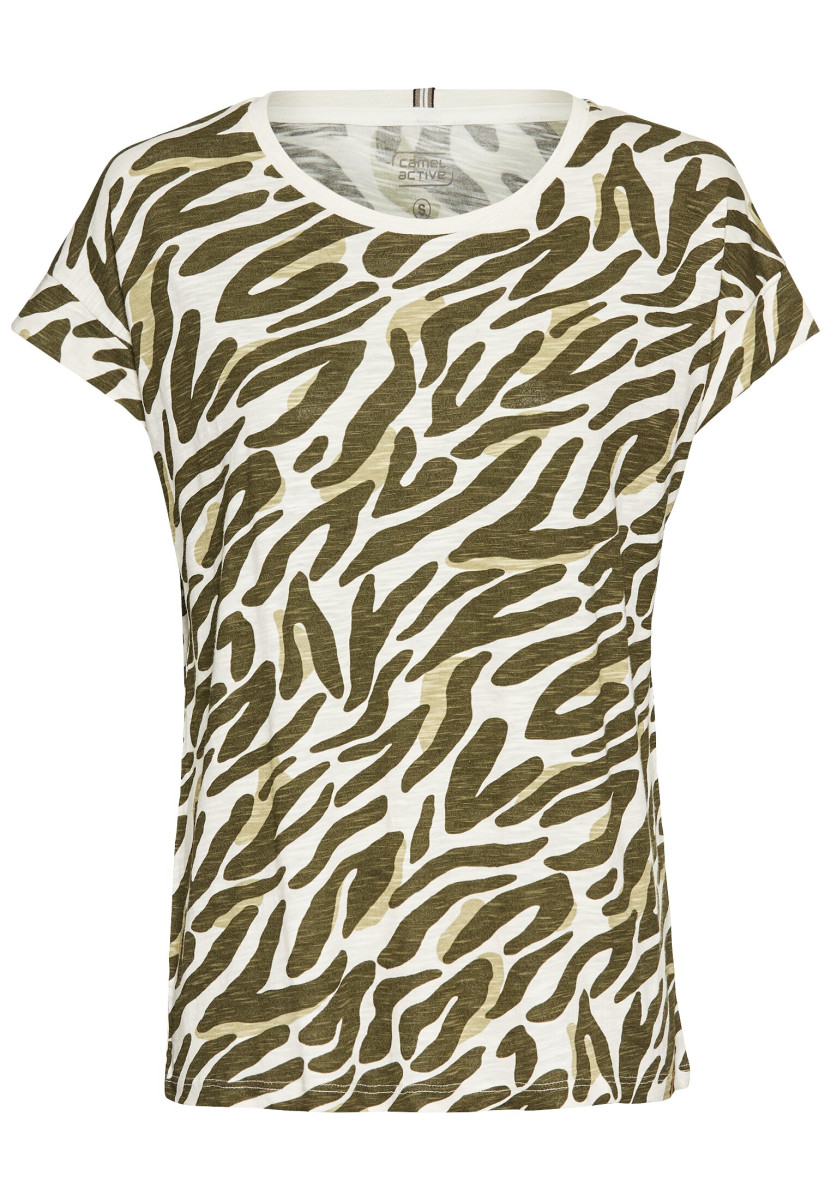 T-Shirt mit Camouflage-Allover-Print