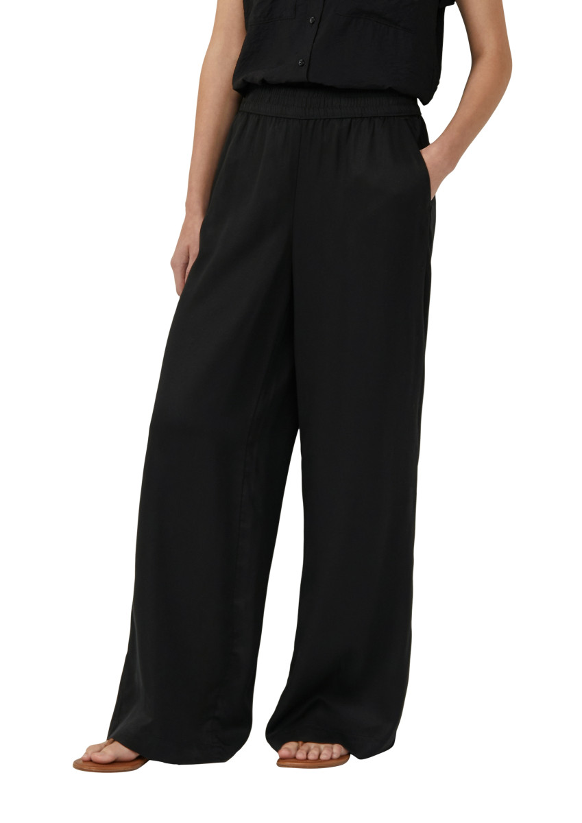 Twillhose mit Wide Leg