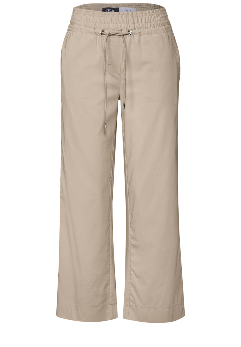 7/8 Wide Leg Hose beige
