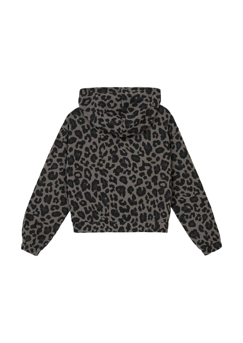 Kurze Sweatjacke in Oversize