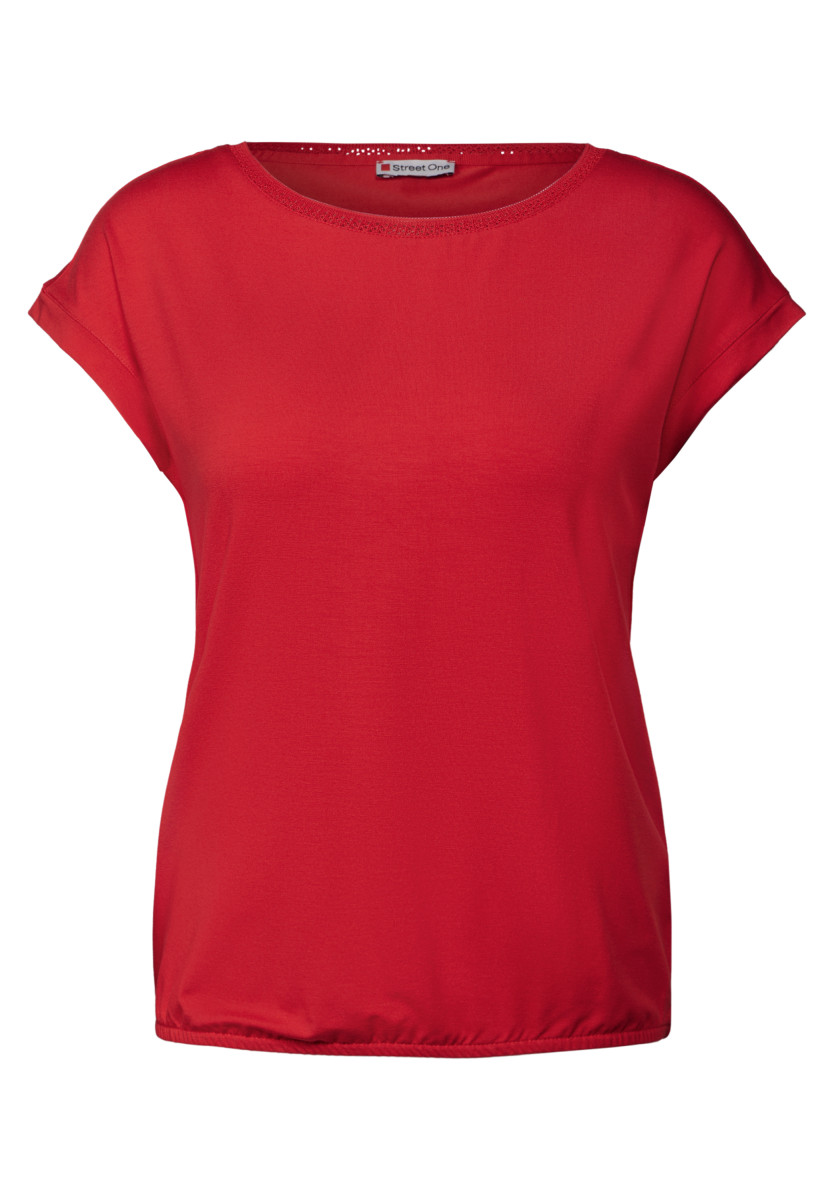 Shirt mit Dekortape rot