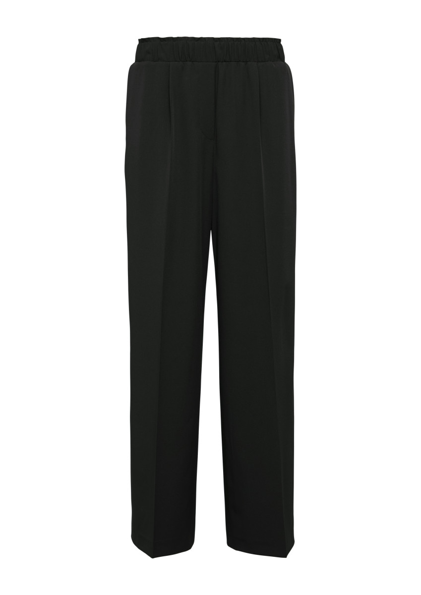Wide-Leg-Hose mit gerafftem Bund