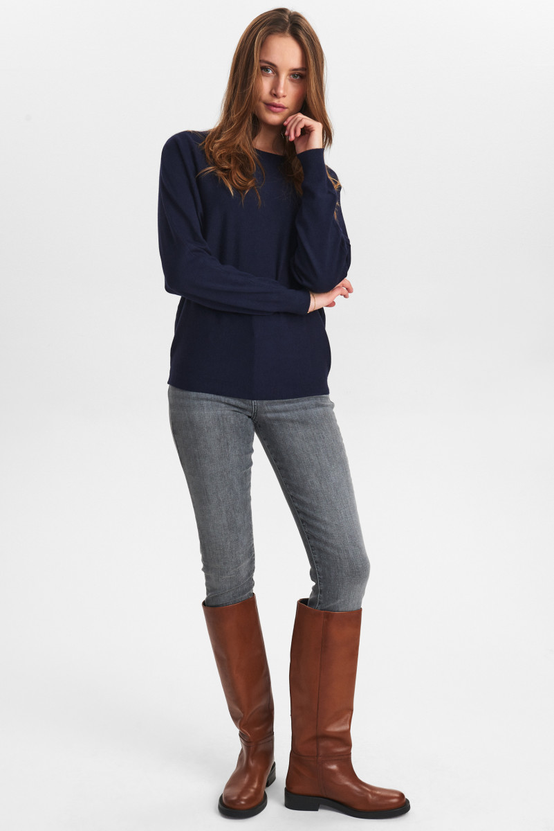 Pullover "Nudaya" dunkelgrün