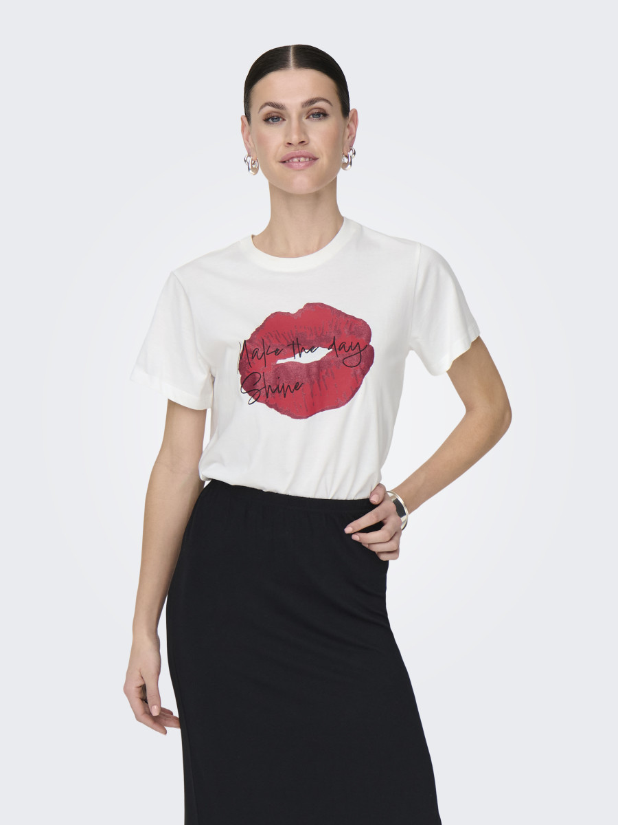T-Shirt mit Frontprint