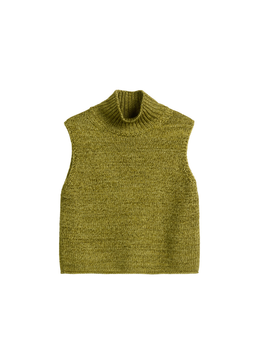 Ärmelloser Pullover