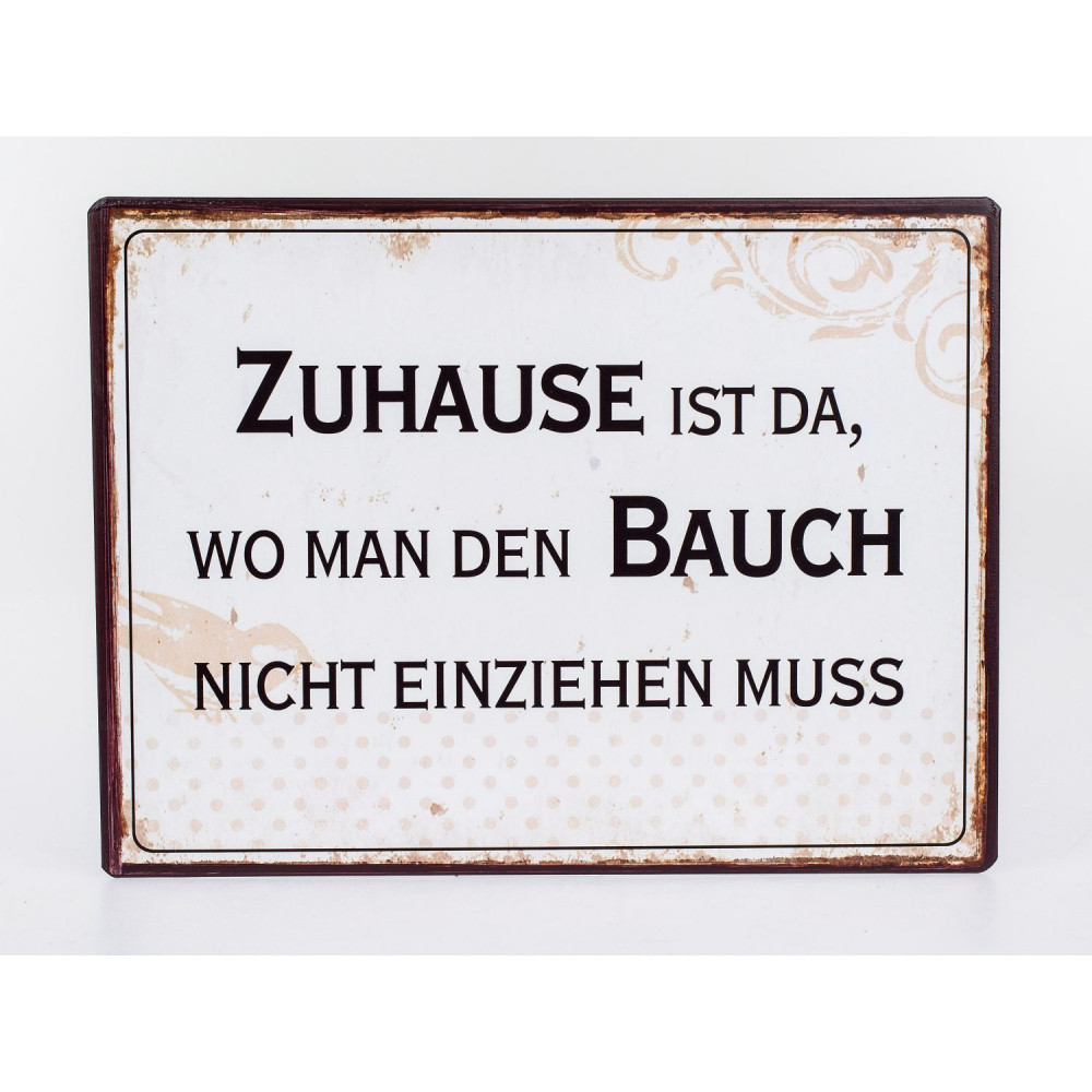Schild "Zuhause"