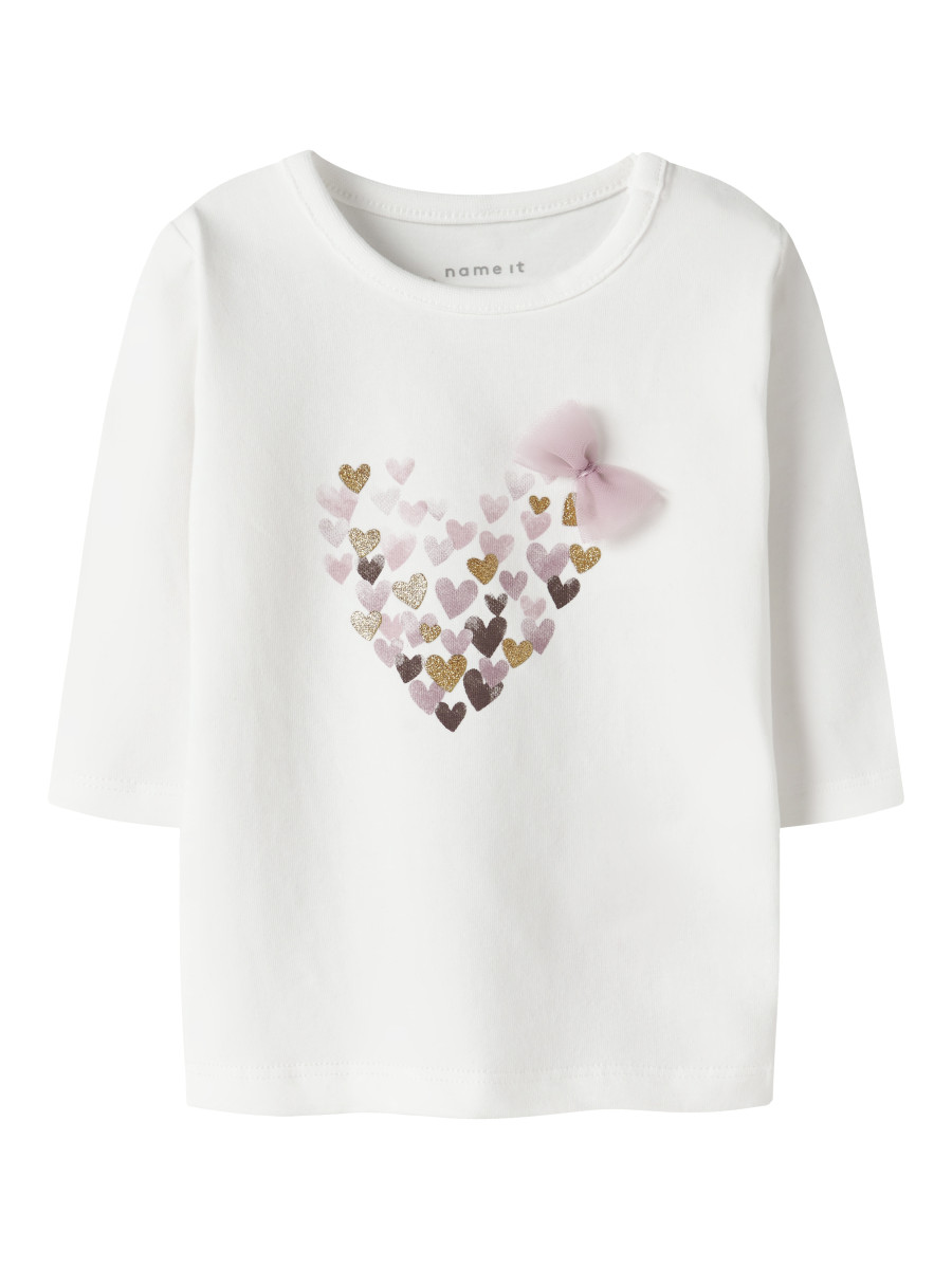 Shirt mit Frontprint weiß