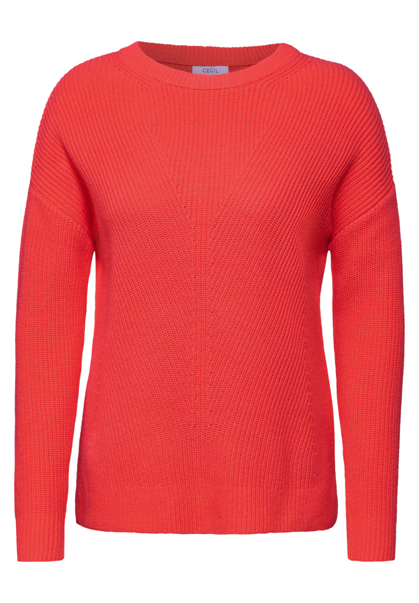 Strickpullover orange