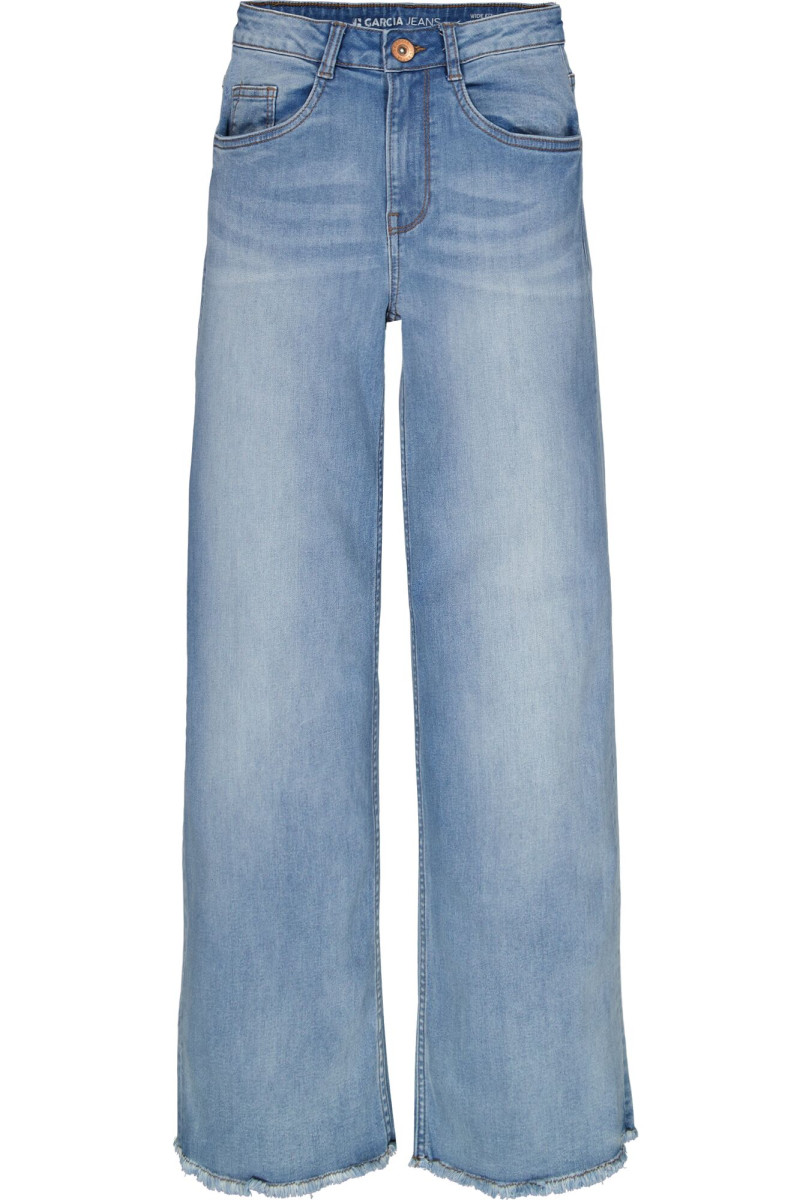 Weite Jeans blau